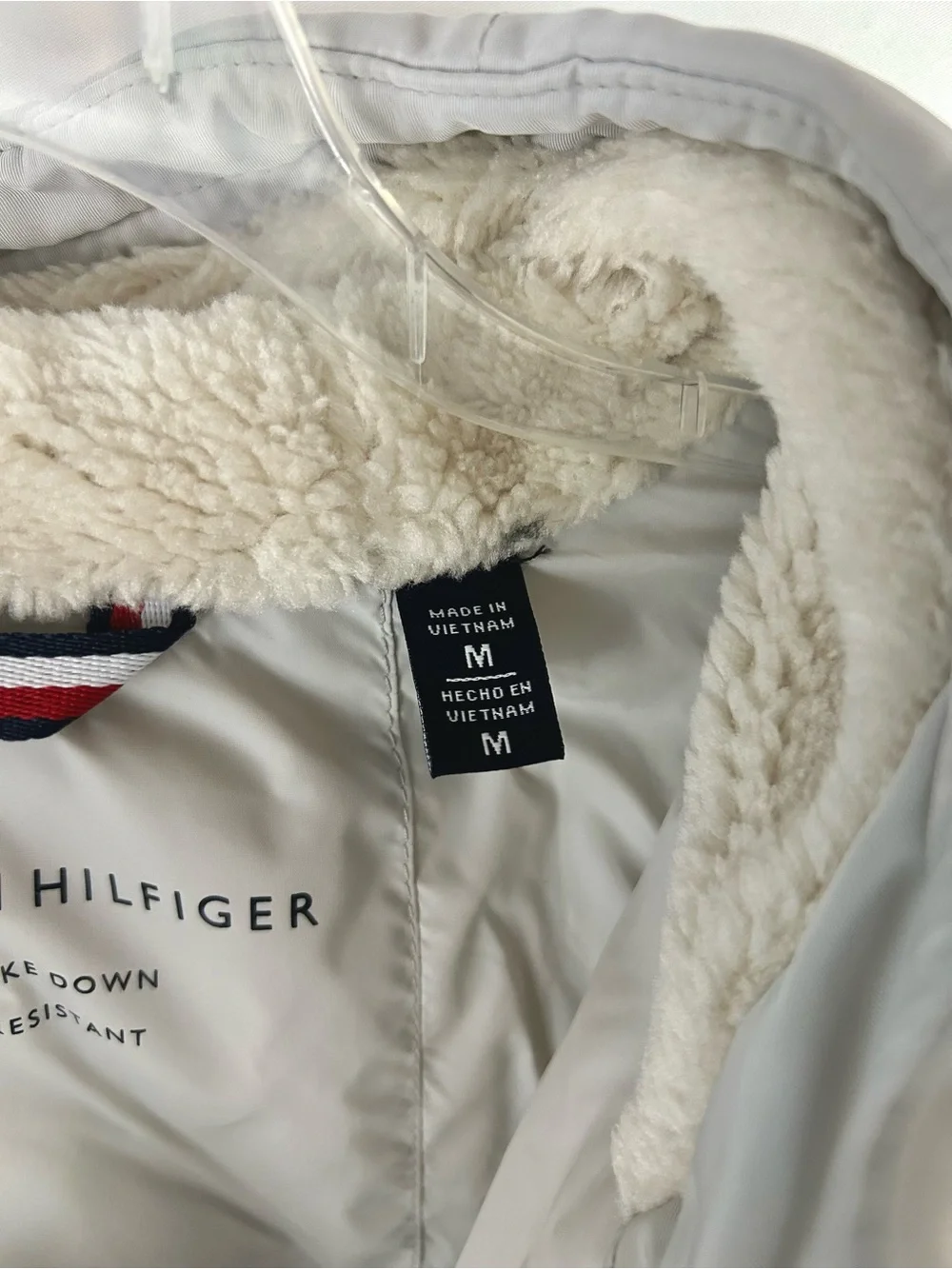 NEW Tommy Hilfiger Sherpa Lined Hooded Puffer Jacket Men's Medium